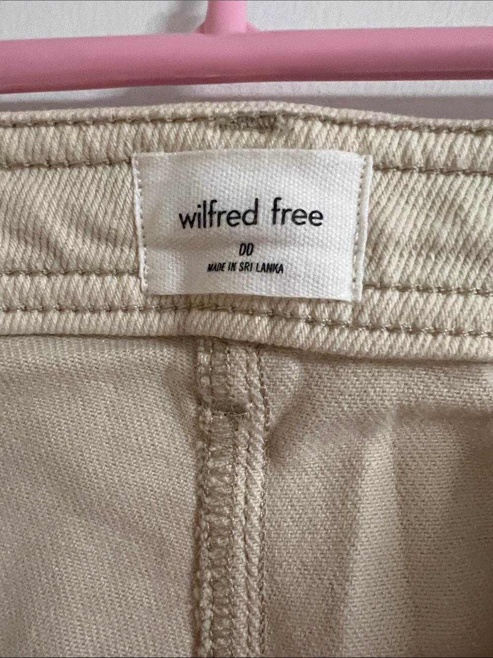 Wilfred Wide-Leg Utility Pants in Cream - Picture 2 of 3